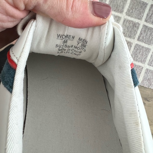 Madewell blue, red, and white sidewalk sneaker size 9 - Picture 5 of 6